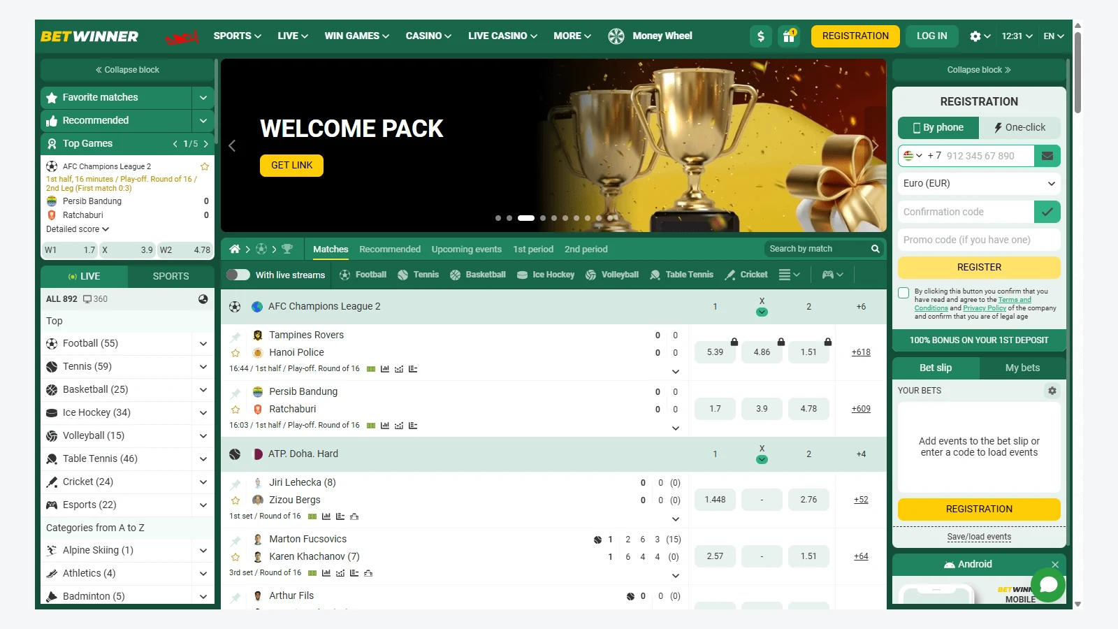 BetWinner — Τα Καλύτερα Ξένα Online Casino Εξωτερικου για Παίκτες στην Ελλάδα